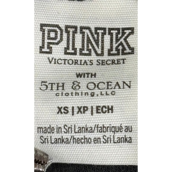 Victoria's Secret PINK Texas Longhorns Fleece Zip Hoodie Charcoal Gray Orange XS - Picture 8 of 9